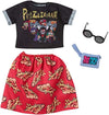 Barbie Clothes Teen Titans Go Pizza Top Skirt Doll 2