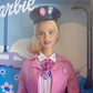 BARBIE TRAVEL TRAIN FUN w Barbie Doll Carry On BAG Apron 2001