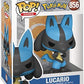 Pokemon - Lucario Pop Vinyl Figure Bundled with Compatible Pop Box Protector Case
