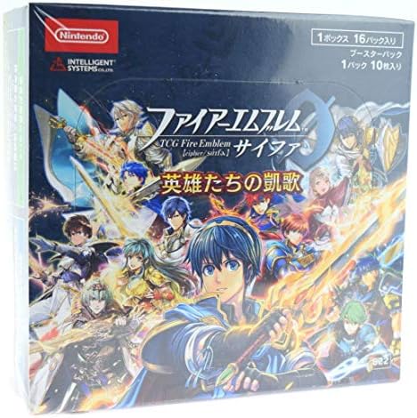 Nintendo TCG Fire Emblem 0 Cipher Booster Pack Sparkling Illusion Box 1 Box of 16 Packs