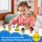 Fisher-Price Little People Toddler Disney Princess Set with 6 Character Figures for