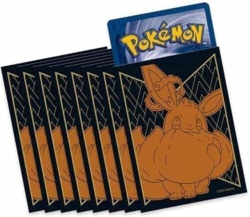 Pokemon Eevee Gigamax Vmax - Card Sleeves - Pack of 65 - Shining Fates Elite Trainer Box