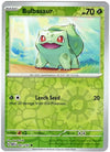 Pokemon - Bulbasaur 001165 - Pokemon 151 - Reverse Foil - Single Card