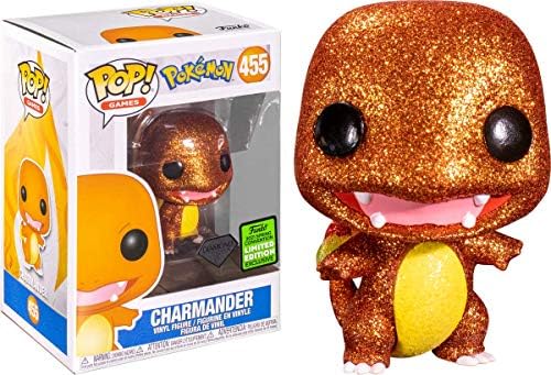 Funko Pop Pokemon 455- Charmander Diamond Glitter Vinyl Figure 2021 Spring Convention