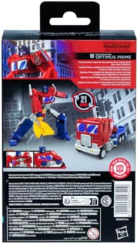 Transformers Studio Series Deluxe Class Devastation Optimus Prime 4.5-inch Converting