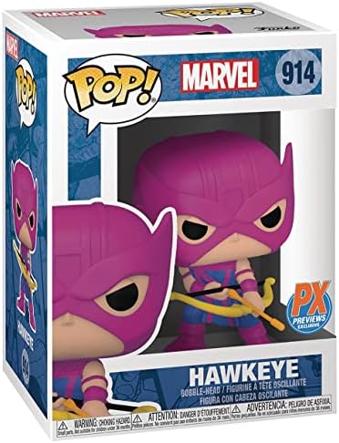 Funko POP Marvel Avengers - Classic Hawkeye PX Previews Pop Vinyl Figure Bundled with
