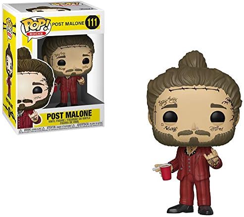 Funko Pop Rocks Post Malone - Post Malone includes Figure Multicolor