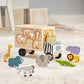 Melissa & Doug Melissa Doug Animal Rescue Shape-Sorting Truck - Wooden Toy With 7 Animals and 2 Play Figures -Vehicle