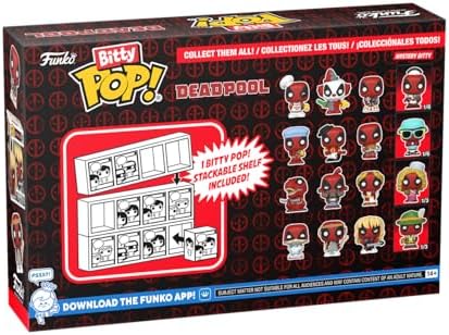 Funko Bitty POP Deadpool - Bathtime 4-Pack and A Surprise Mystery Mini Figure - 0.9 Inch