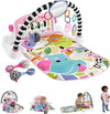 Fisher-Price Baby Gift Set Glow and Grow Kick Play Piano Gym Blue Playmat Musical