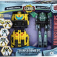 Transformers EarthSpark Cyber-Combiner Bumblebee and Mo Malto Robot Action Figures