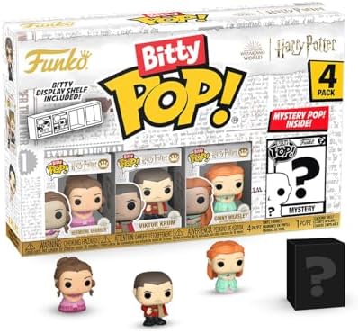 Funko Bitty POP HP GOF - Hermione 4-Pack and A Surprise Mystery Mini Figure - 0.9 Inch