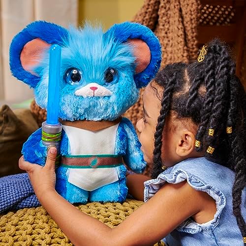 Hasbro Star Wars Adventures of Little Jedi Talking Jedi Nubs Electronic Plush