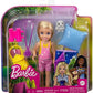 Barbie It Takes Two Caping Playset with Blonde Chelsea Small Doll Owl Sleeping Bag