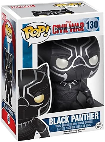 Funko POP Marvel Captain America 3 Civil War Action Figure - Black Panther