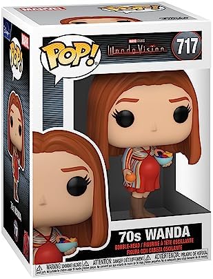 Funko Pop Marvel WandaVision - Pregnant 70's Wanda Vinyl Figure Multicolor 3.75 inches