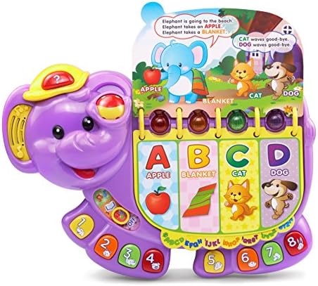 VTech Touch and Teach Elephant Purple