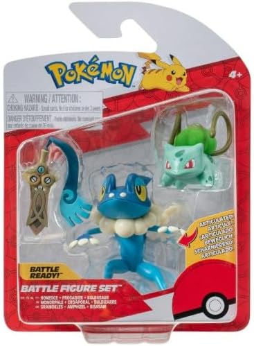 Pokemon Clip n Go Battle Feature Figure Set Multi-Pack Action Ready Pack Plus Bonus