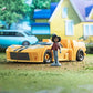 Transformers EarthSpark Spin Changer Bumblebee 8-Inch Action Figure with Mo Malto 2-Inch