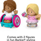 Fisher-Price Little People Toddler Barbie Party Figure Set with 2 Characters for