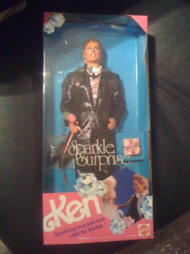 Barbie Ken Sparkle Surprise - Wearing Tux with Rose 1991