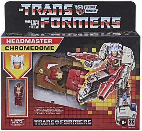 Transformers 2021 Modern Figure in Retro Packaging Autobot Headmaster Chromedome with