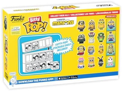 Funko Bitty POP Minions and A Surprise Mystery Mini Figure - 0.9 Inch 2.2 Cm - Despicable