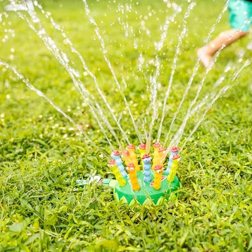 Melissa & Doug Melissa Doug Sunny Patch Splash Patrol Sprinkler Toy With Hose Attachment