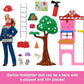 Barbie Careers Firefighter Doll Playset
