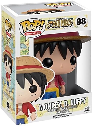 Funko POP One Piece - Monkey D. Luffy Pop Vinyl Figure Bundled with Compatible Pop Box