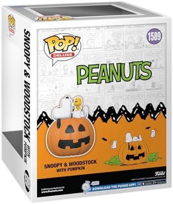 Funko Pop Deluxe It's The Great Pumpkin Charlie Brown - Snoopy Woodstock with Pumpkin
