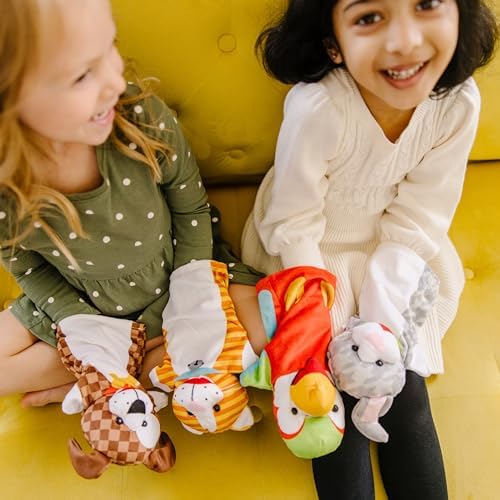 Melissa & Doug Melissa Doug Playful Pets Hand Puppets Set of 4