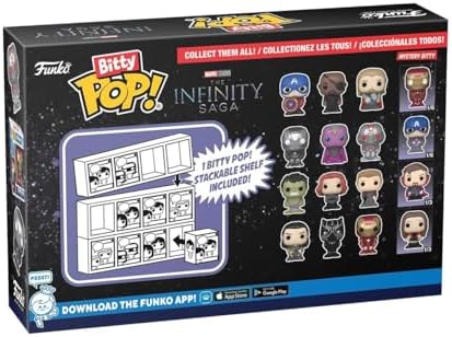 Funko Bitty POP Marvel - Iron Man and A Surprise Mystery Mini Figure - 0.9 Inch 2.2 Cm -