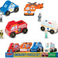 Melissa & Doug Melissa Doug Emergency Vehicle Wooden With 4 Vehicles 4 Play Figures