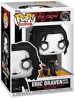Funko POP Movies The Crow - Eric Draven with Crow - Collectable Vinyl Figure