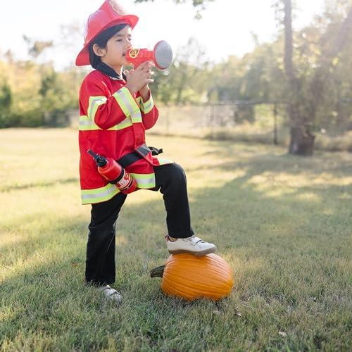 Melissa & Doug Melissa Doug Fire Chief Role Play Costume Dress-Up Set Pretend Fire