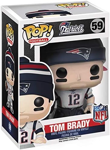 Funko POP Football Patriots - Wave 3 Tom Brady Funko Vinyl Figure Bundled with Compatible