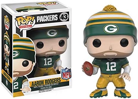 Funko POP Football Packers - Wave 3 Aaron Rodgers Funko Vinyl Figure Bundled with