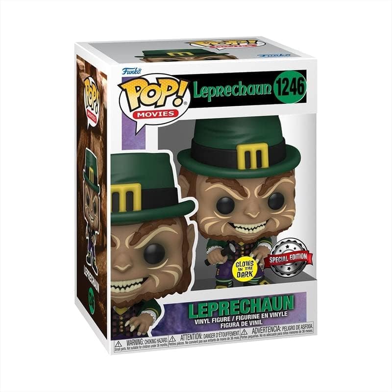 Funko Pop Glow in the Dark Leprechaun with Flashlight 1246 GITD Figurine