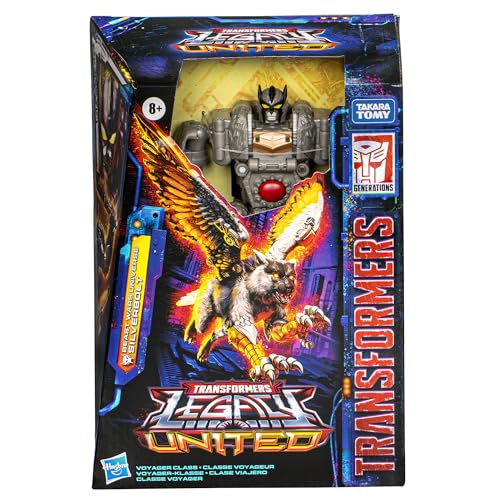 Transformers Legacy United Voyager Class Beast Wars Universe Silverbolt 7-inch Converting