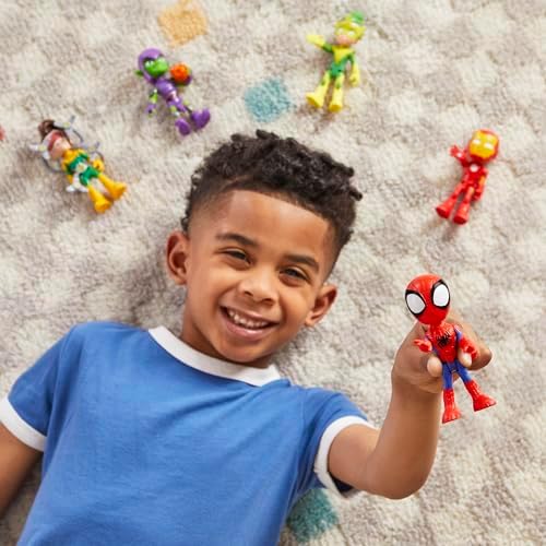 Hasbro Spidey and his Amazing Friends Marvel Friends Foes Pack 5 Action Figures 4-Inch