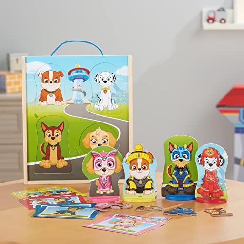 Melissa & Doug Melissa Doug PAW Patrol Wooden Magnetic Pretend Play 64 Pieces
