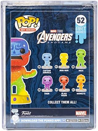 Funko Marvel Infinity Saga Thanos Art Series Pop Vinyl Figure with Premium Pop Protector