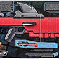 Nerf Roblox MM2 Shark Seeker Dart Blaster Shark-Fin Priming 3 Mega Darts Code to Unlock