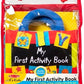 Melissa & Doug Melissa Doug Kaas My First Activity Book 8-Page Soft Book for Babies and Toddlers Early Learning Developmental Plush