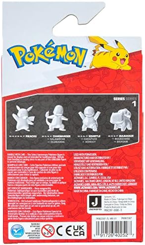 Pokemon 25th Celebration 3-inch Silver Bulbasaur Figure - Pokemon Fan Must Have Toy -