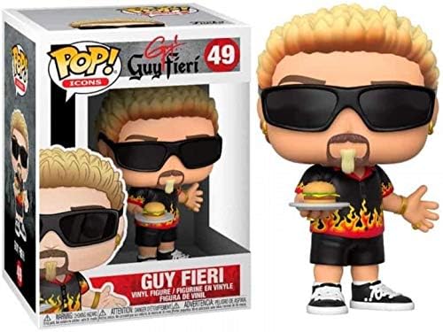 Funko POP Icons Guy Fieri Funko Pop Vinyl Figure Bundled with Compatible Pop Box