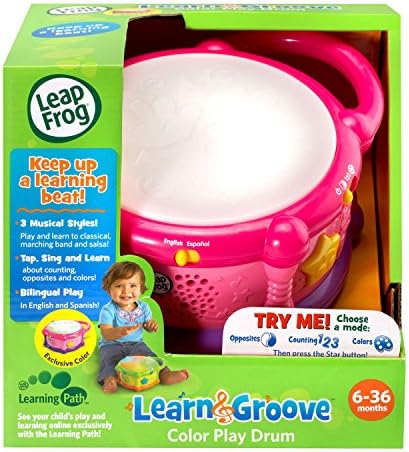 LeapFrog Learn and Groove Color Play Drum Bilingual Pink