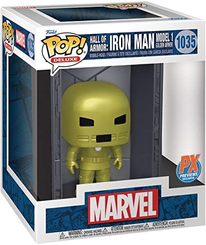 Funko Pop Marvel Iron Man Hall of Armor Model 1 Deluxe Vinyl Figure