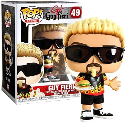 Funko POP Icons Guy Fieri Funko Pop Vinyl Figure Bundled with Compatible Pop Box